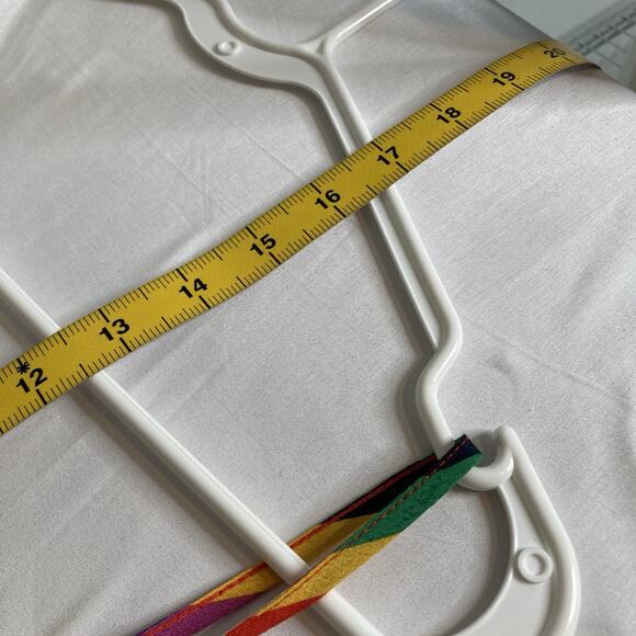 Pride Women's Rainbow Striped Cropped Top Size M Parade Vibrant Gay Forever 21 - Picture 3 of 12